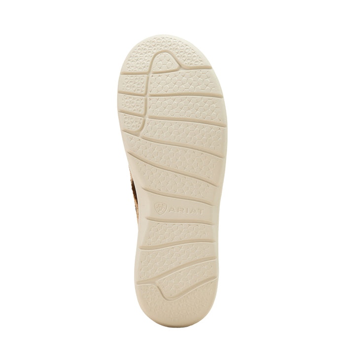 Ariat Womens Hilo Tan/White Hair Casual Shoe