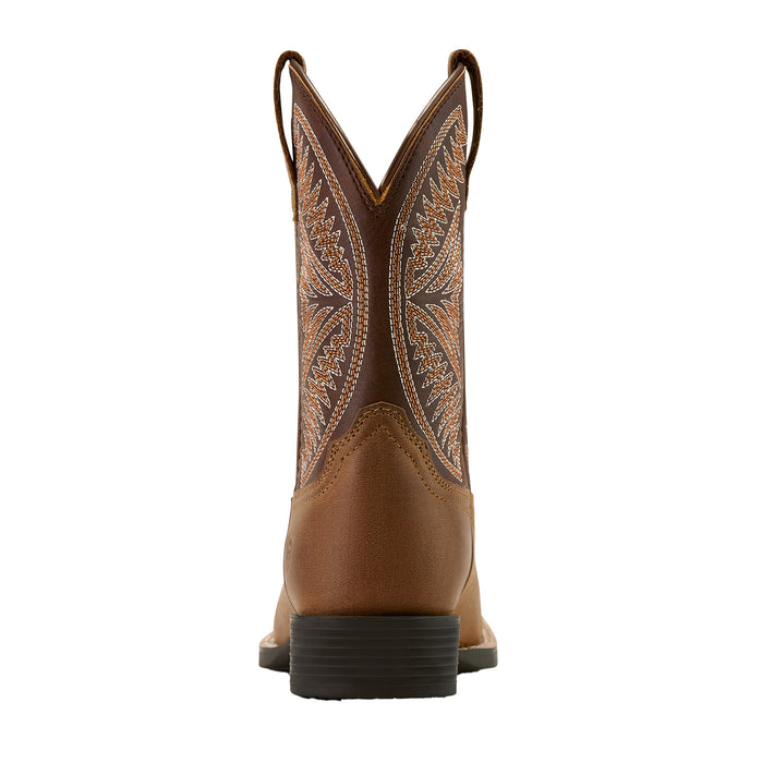 Ariat Kid`s Ruidoso Pearl and Chocolate Brown Boot
