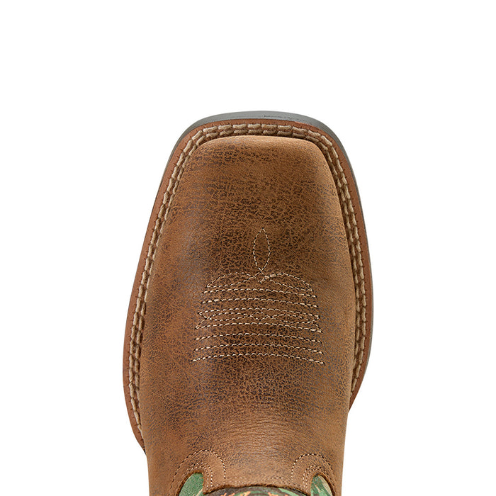 Ariat Kids Quickdraw Venttek Toasty Tan and Brushed Camo Boot