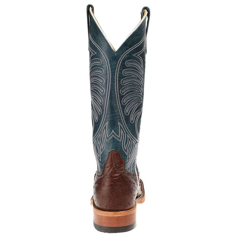 Anderson Bean Men's Kango Tobac Mad Dog Full Quill Ostrich Cowboy Boot