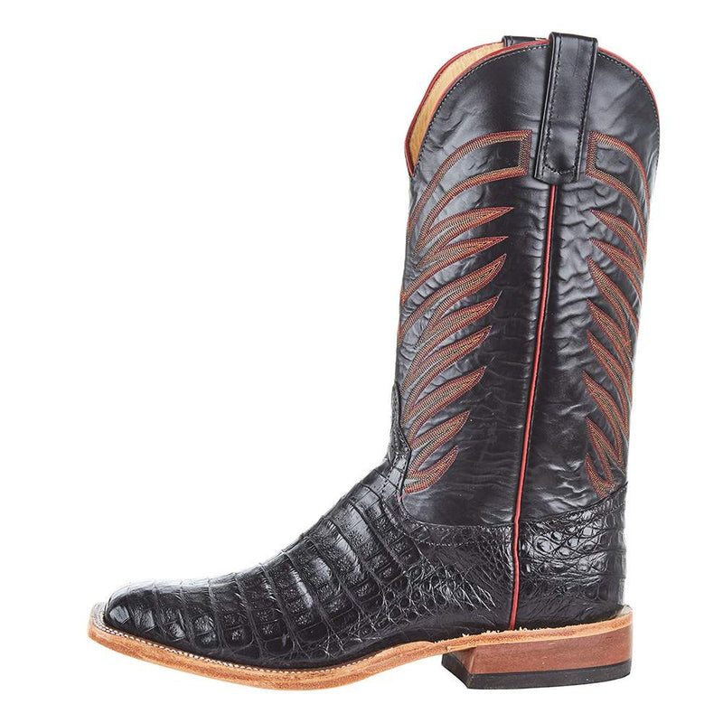 Anderson Bean Black Caiman 3in Black Glove Top