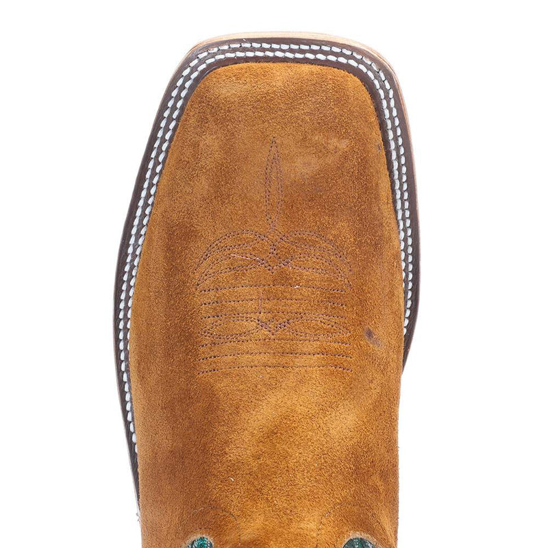 Anderson Bean Men's Rust Crazy Horse Rough Out 13in. Emerald Explosion Top Boots