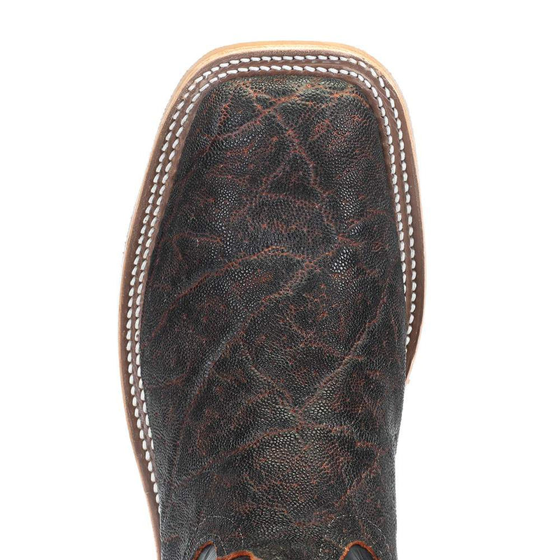 Anderson Bean Men's Bark Vintage Elephant 13in. Black Glove Top Square Toe Boots
