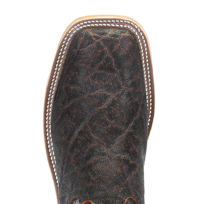 Anderson Bean Men's Bark Vintage Elephant 13in. Black Glove Top Square Toe Boots