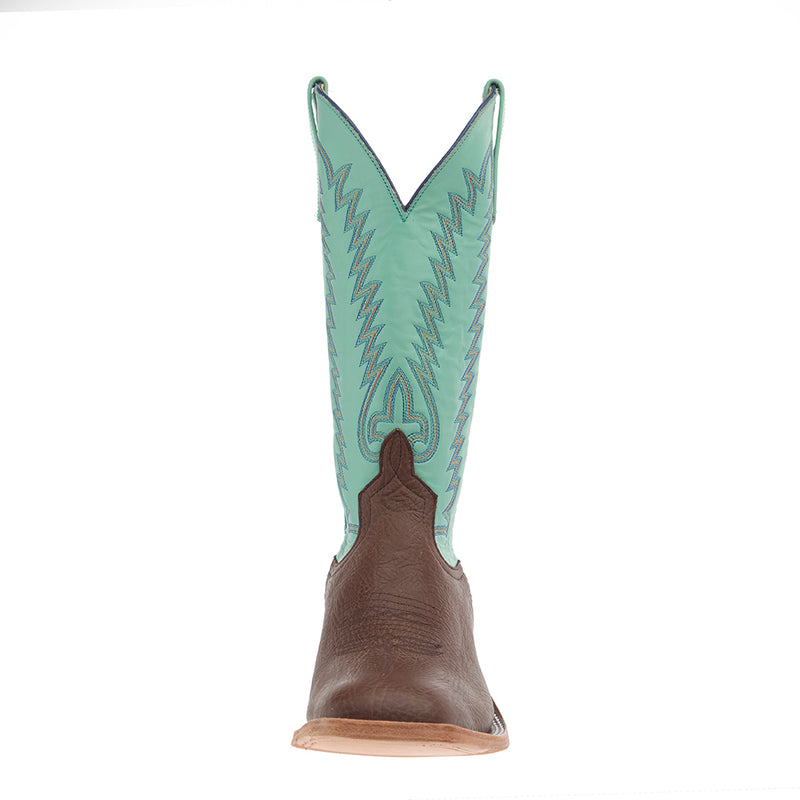 Anderson Bean Men`s Chocolate Shrunken Shoulder Vamp 13in Mint Glove Top Boot