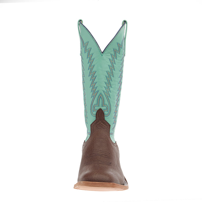 Anderson Bean Men`s Chocolate Shrunken Shoulder Vamp 13in Mint Glove Top Boot