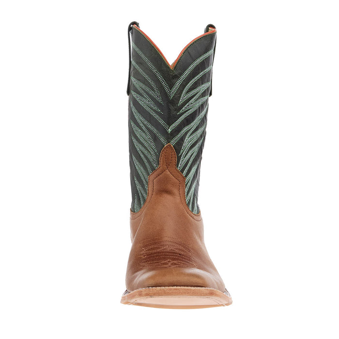 Anderson Bean Men`s Gunny Jimmy Vamp 11in Turquoise Explosion Top Boot