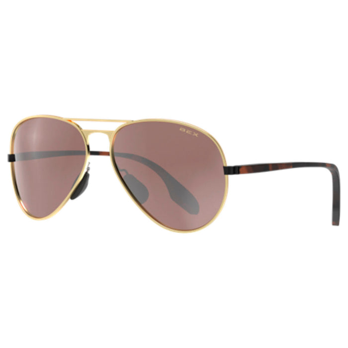 Bex Wesley X Gold and Brown Sunglasses