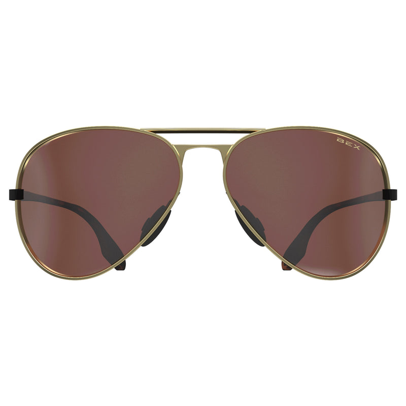 Bex Wesley X Gold and Brown Sunglasses