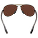 Bex Wesley X Gold and Brown Sunglasses