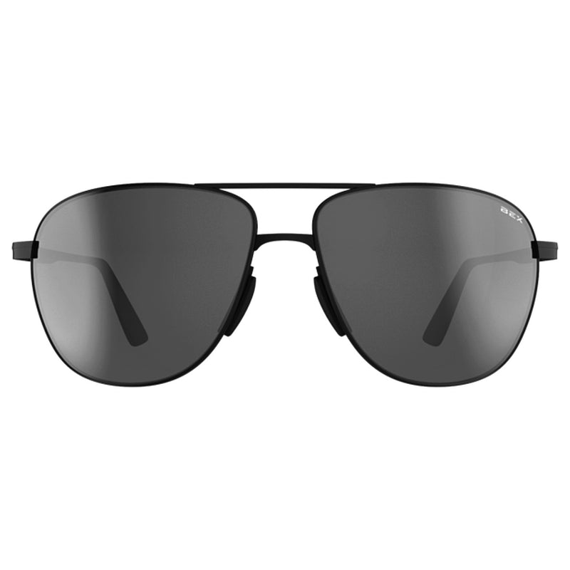 Bex Nova Matte Black and Grey Sunglasses