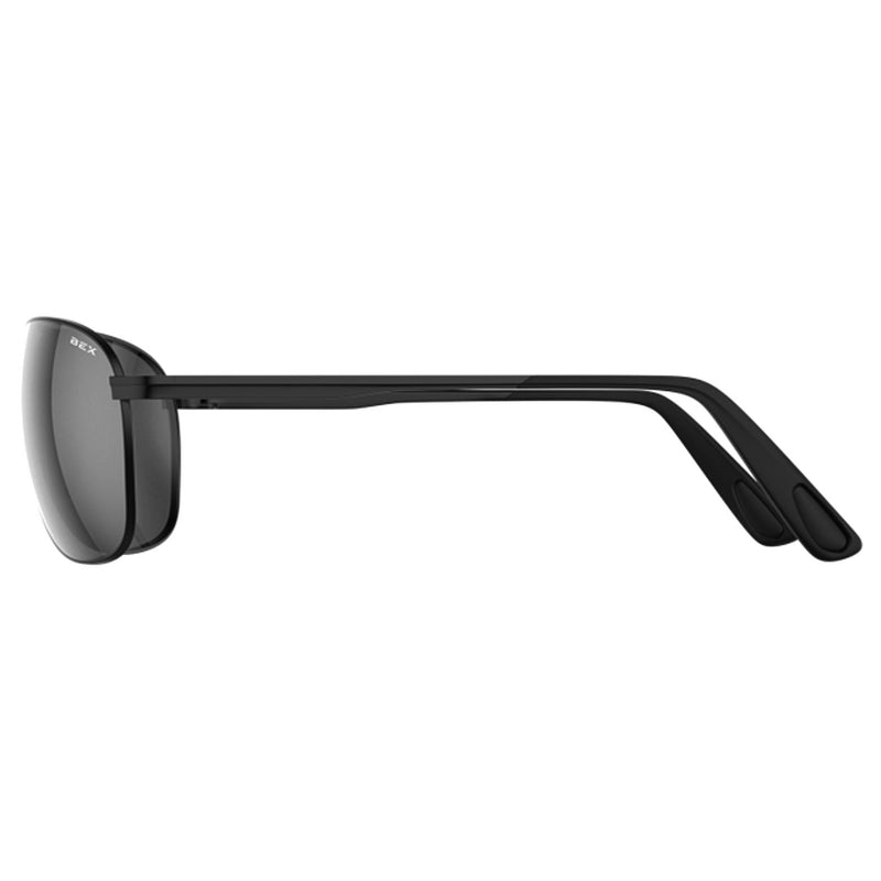 Bex Nova Matte Black and Grey Sunglasses