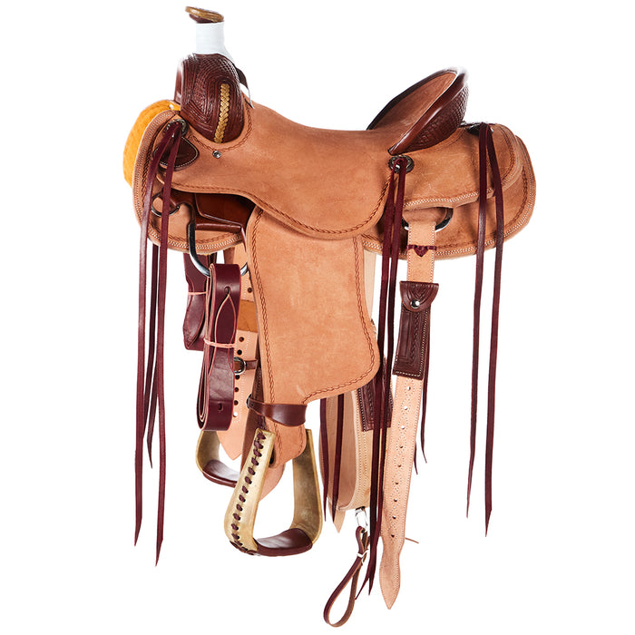 NRS 1/8 Breed Full Border Association Ranch Saddle