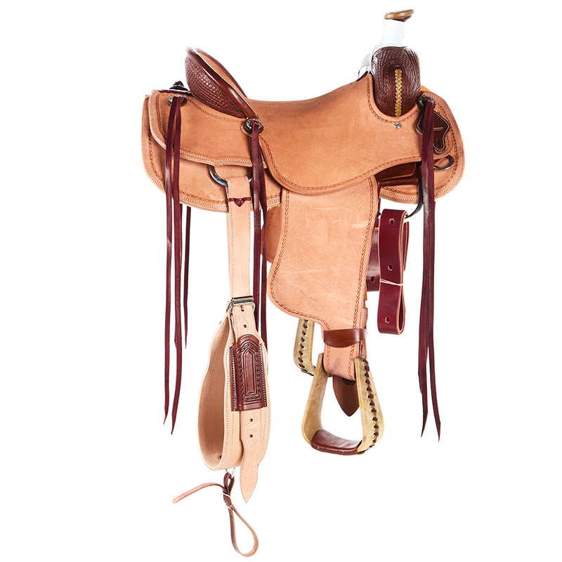 NRS 1/8 Breed Full Border Association Ranch Saddle