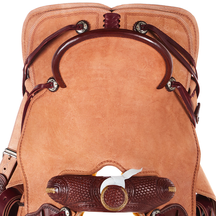 NRS 1/8 Breed Full Border Association Ranch Saddle