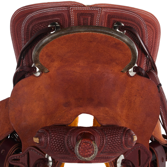 NRS 1/2 Breed Geo Stamp Kid Ranch Saddle