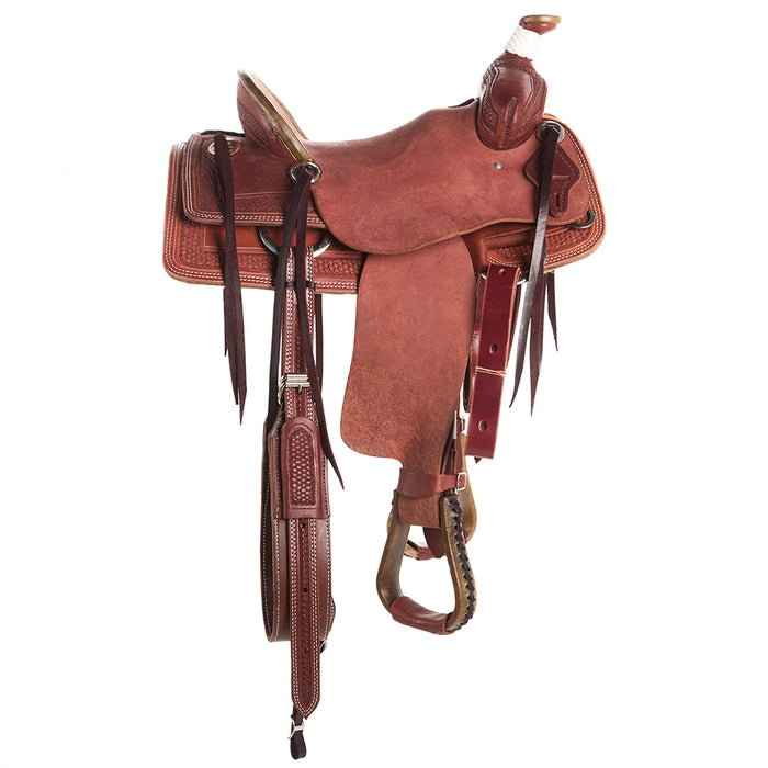 NRS Heavy Oil Basket Stamp Border Youth Roper