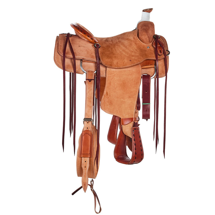 NRS Natural Roughout with Buckstitch Team Roper