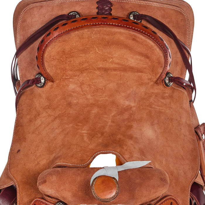 NRS Natural Roughout with Buckstitch Team Roper