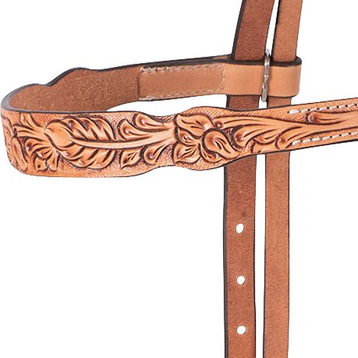 Cashel Antique Leaf Browband Headstall