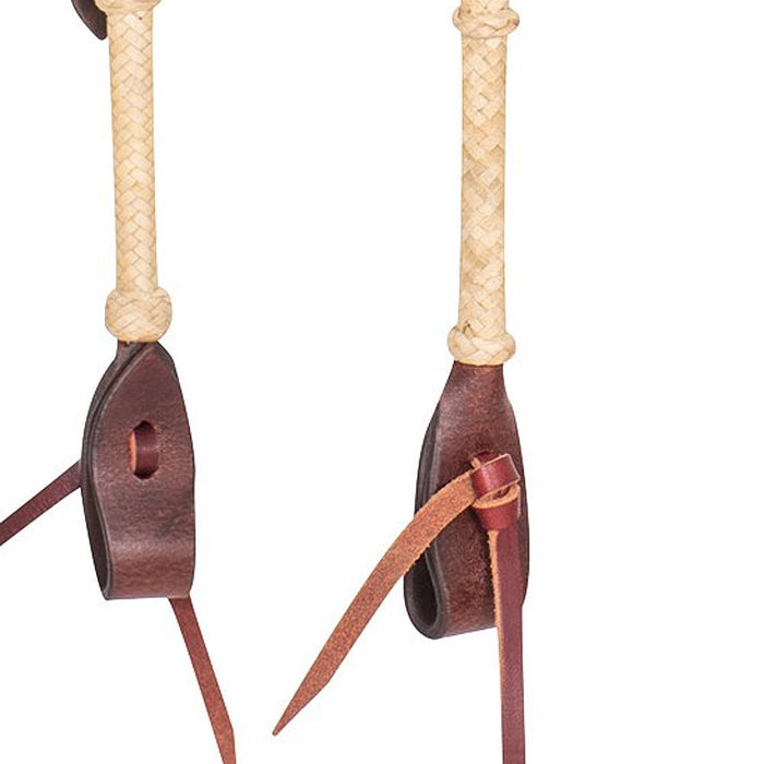 Cashel Brown Iron Rawhide Slip Ear Headstall