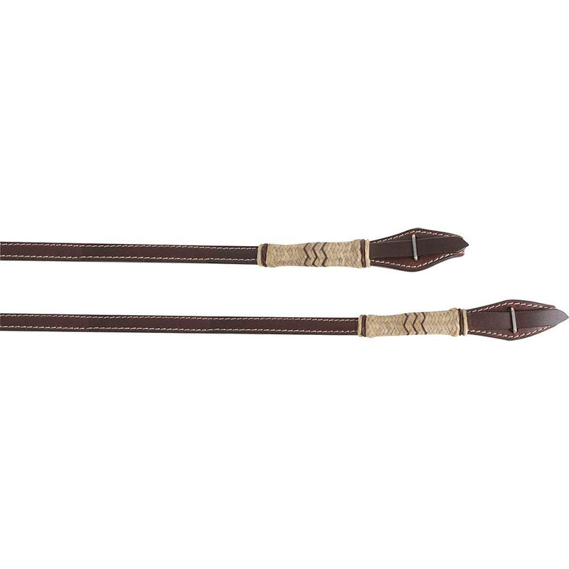 Cashel Company Rawhide Braided Split Reins