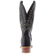 Tony Lama Women`s Estrella Black 13 In Black Top Cowgirl Boot