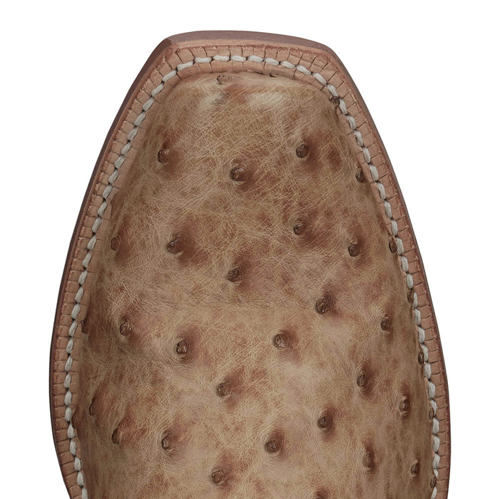 Tony Lama Men`s Rylen Tan Full Quill Ostrich 13In Black