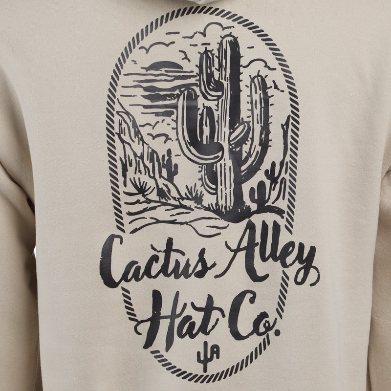 Cactus Alley Hat Co Desert Rope Sand Hoodie