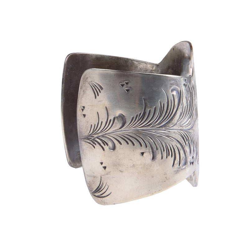Barbosa Creations Silver Engraved Cuff