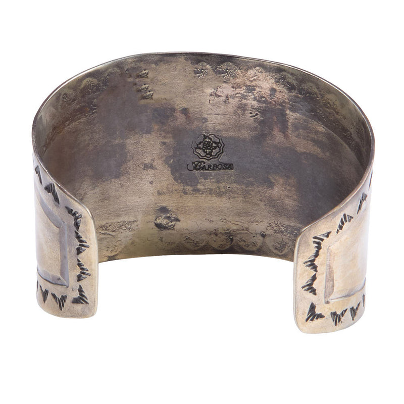 Barbosa Creations Kingman Blue Square Cuff