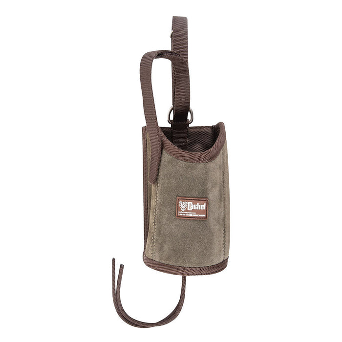 Cashel Company Olive Suede Leather Bottle Holder