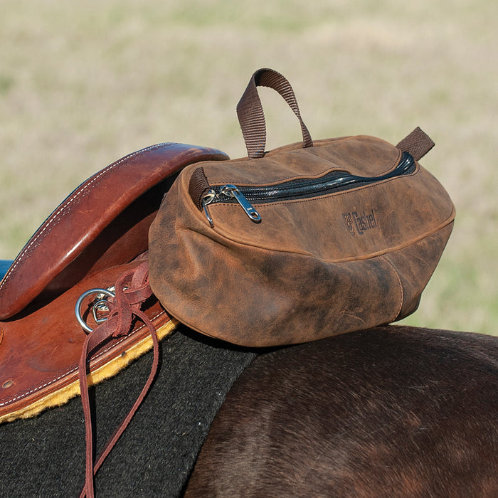 Cashel Company Distressed Leather Cantel Bag