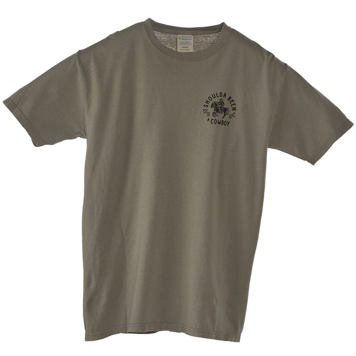 Whiskey Bent Hat Co Faded Shoulda Been A Cowboy Tee Shirt