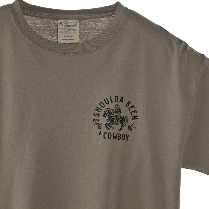 Whiskey Bent Hat Co Faded Shoulda Been A Cowboy Tee Shirt