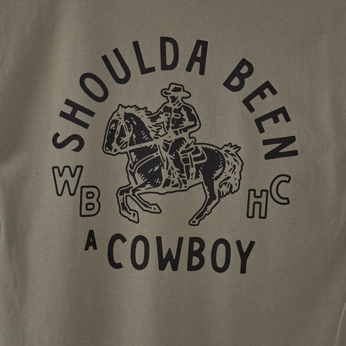 Whiskey Bent Hat Co Faded Shoulda Been A Cowboy Tee Shirt