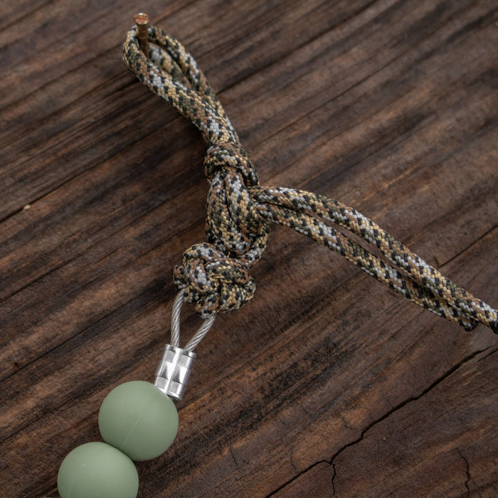 NRS Brushland Green Silicone Beaded Curb Strap