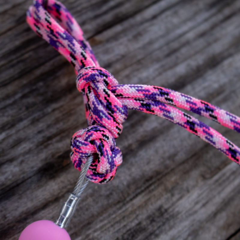NRS Bubblegum Pink Silicone Beaded Curb Strap