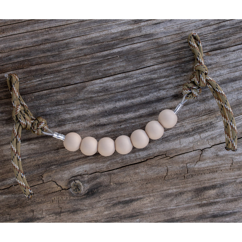 NRS Desert Tan Silicone Beaded Curb Strap