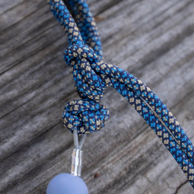 NRS Periwinkle Blue Silicone Beaded Curb Strap