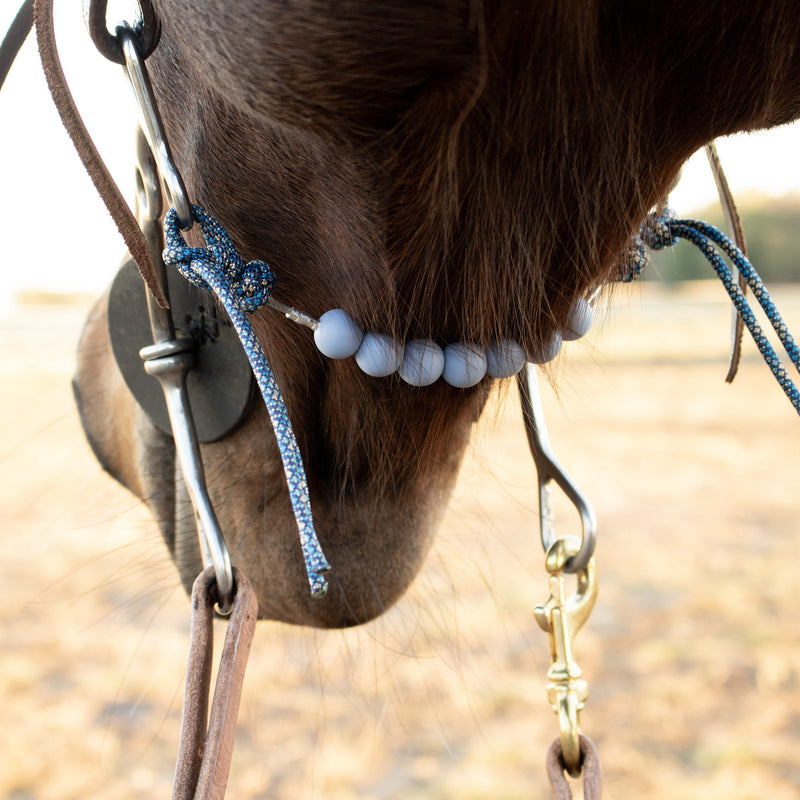 NRS Periwinkle Blue Silicone Beaded Curb Strap