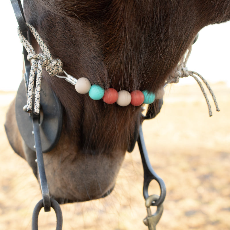 NRS South Western Silicone Beaded Curb Strap