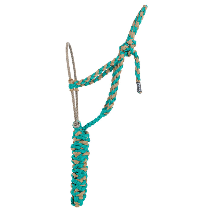 Special C Muletape Two Colored Lariat Rope Nose Muletape Halter with 8ft Lead Rope