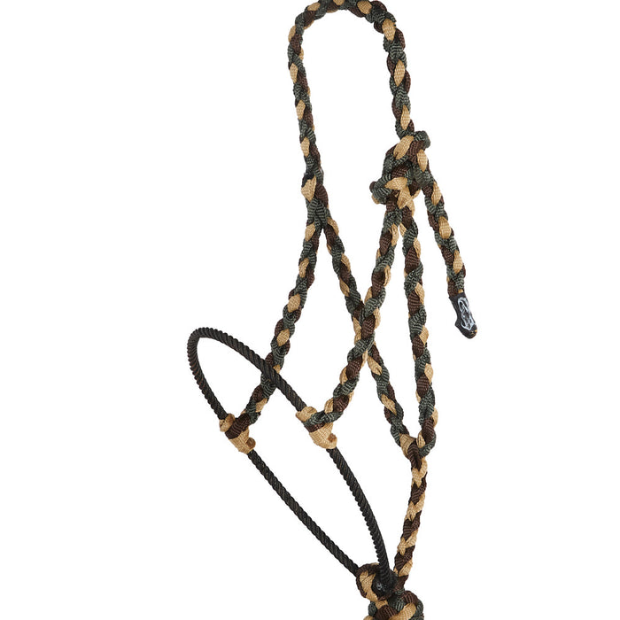 Special C Muletape Sage, Sand and Chocolate Lariat Rope Noseband Muletape Halter