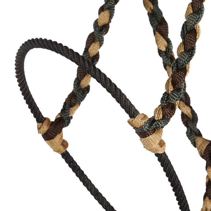 Special C Muletape Sage, Sand and Chocolate Lariat Rope Noseband Muletape Halter