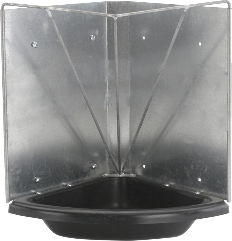 Tarter Corner Mount Galvanized Hay & Grain Feeder