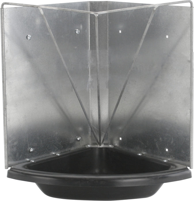 Tarter Corner Mount Galvanized Hay & Grain Feeder
