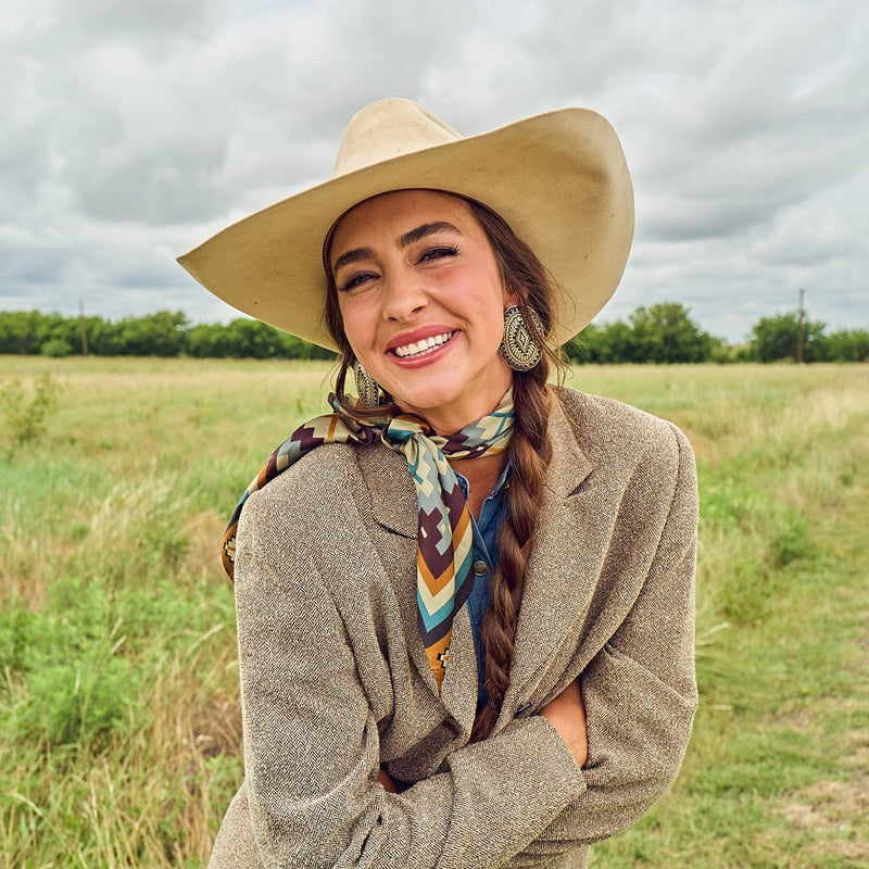 Fringe Scarves Chambray El Azteca Long Tall