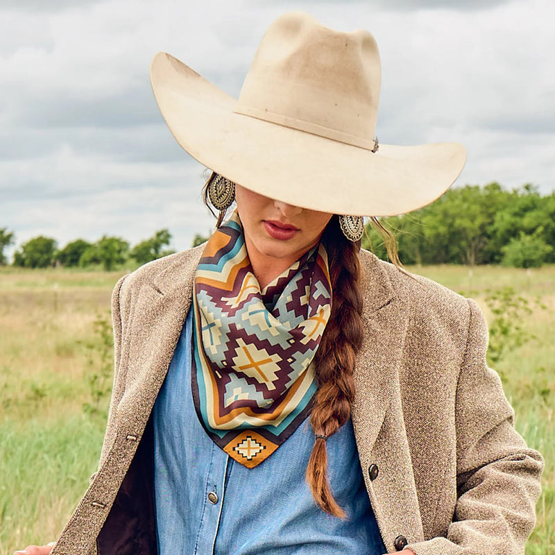 Fringe Scarves Chambray El Azteca Long Tall