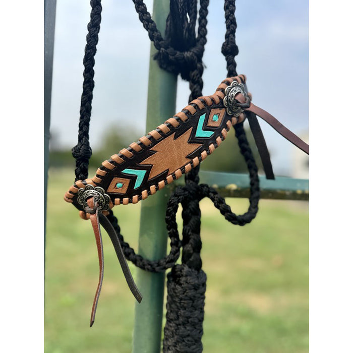 Schulz Equine Aztec Braided Rope Horse Halter